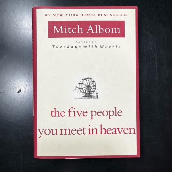 NEW The Five People You Meet In Heaven Hardcover Fiction Book by Mitch Albom - Picture 1 of 16